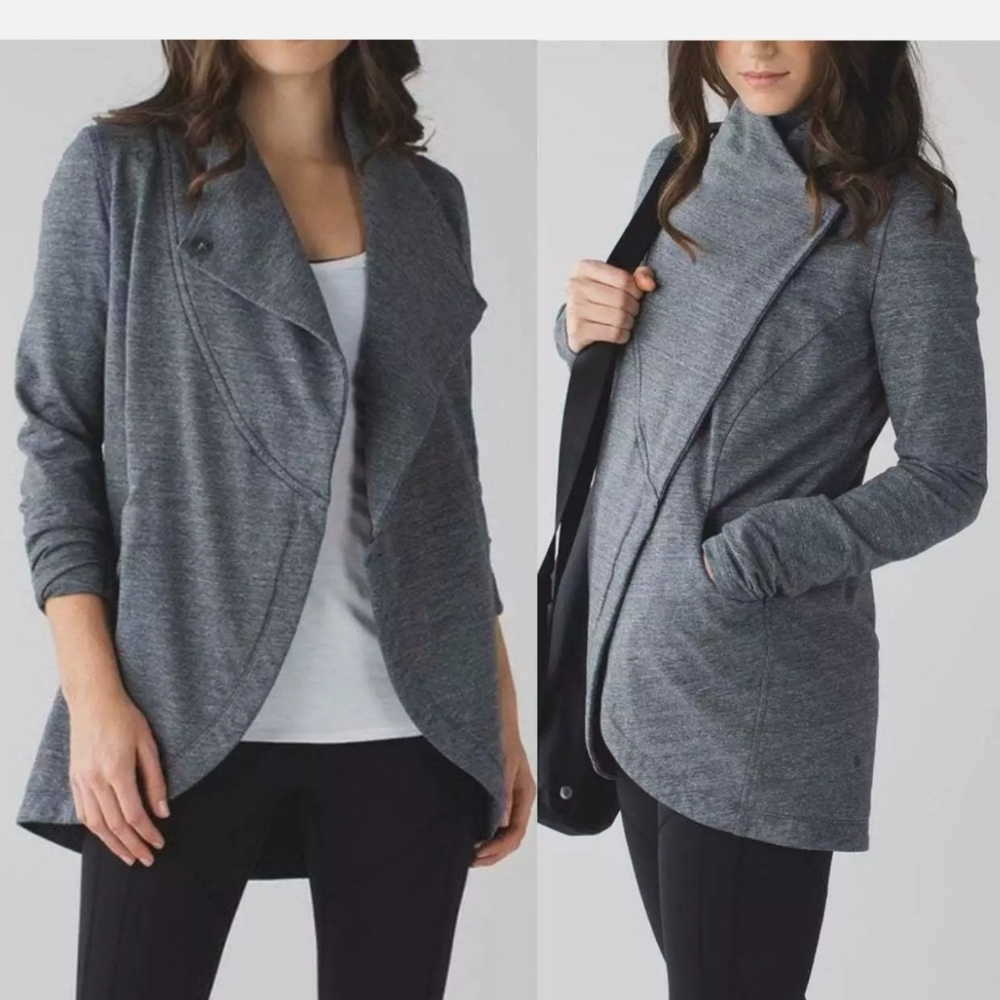 Lululemon ☆ that's A wrap heathered slub coal.